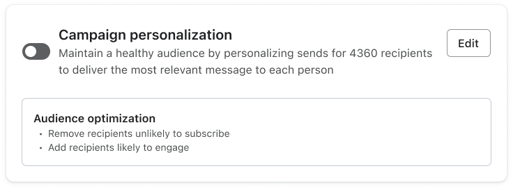 AO option 1: summary box